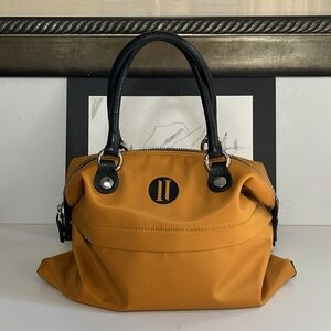 Italian Idea Convertible Nylon Yellow Bag